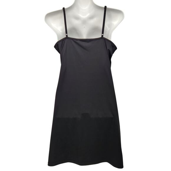 Disturbia Morality Black Spaghetti Strap Slip Mini Dress Women's 10 - Picture 7 of 7